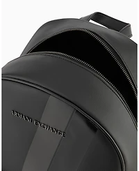 A|X Armani Exchange Men's Striped Logo Details Backpack