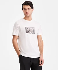 Hugo Boss Men's Cotton Logo Graphic Crewneck T-Shirt
