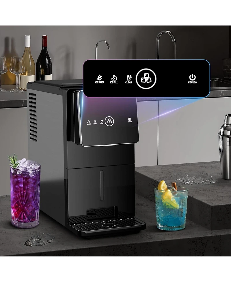 Cowsar Countertop Nugget Ice Maker, 33LBS/24H