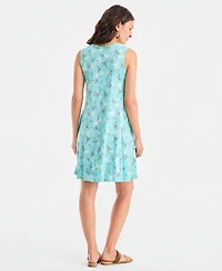 Style & Co Women's Printed Sleeveless Knit Dress, Macy's Exclusive