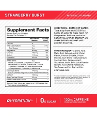 Optimum Nutrition Essential Amino Energy Plus Electrolytes Stick Packs, Energy Powder, Surfside Citrus and Strawberry Burst, 30 Count