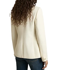 Reiss Women's Tailored Fit Textured Double Breasted Blazer