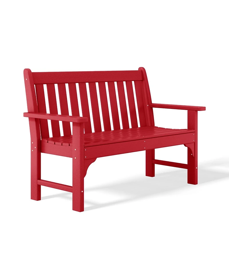 WestinTrends Outdoor 2-Person All-Weather Hdpe Front Porch Garden Bench