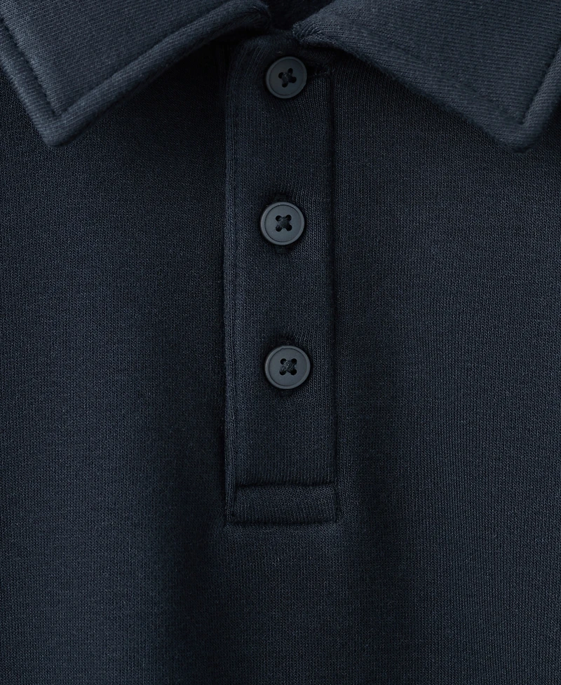 Mango Men's Regular-Fit Polo Sweatshirt