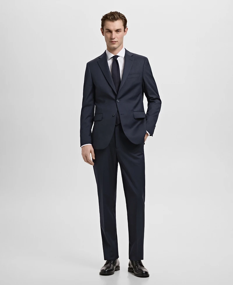 Mango Men's Turin Wool Suit Pants