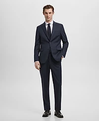Mango Men's Turin Wool Suit Pants