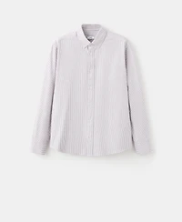 Mango Men's Cotton Kodak Striped Shirt