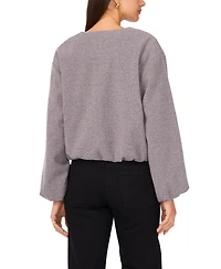 Vince Camuto Women's Cropped Crewneck Jacket