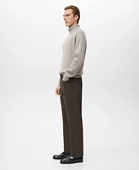 Mango Men's Regular Fit Cotton Jeans