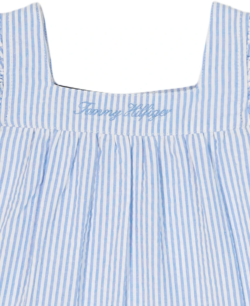 Tommy Hilfiger Baby Girls' Eyelet Dress & Bloomers, 2-Piece Set