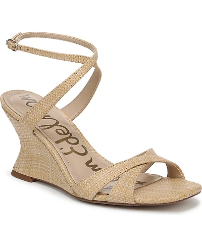 Sam Edelman Women's Davi Strappy Wedge Sandals