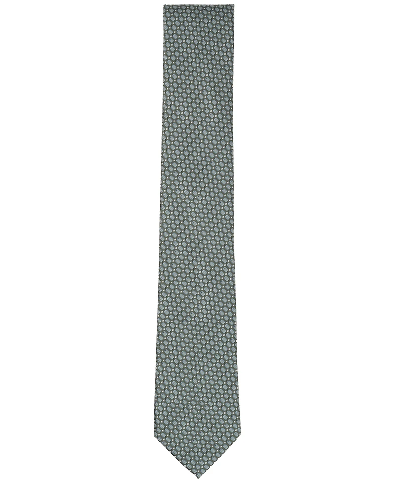 Alfani Men's Renato Geometric Pattern Slim Tie, Macy's Exclusive