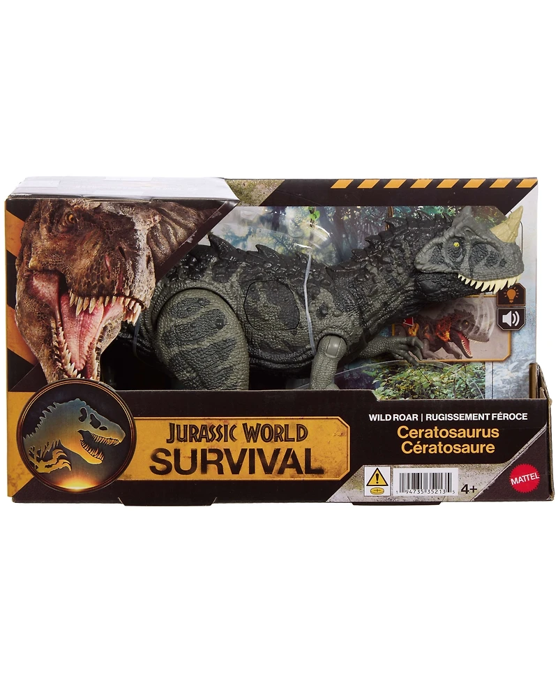 Jurassic World Wild Roar Ceratosaurus Dinosaur Action Figure Toy