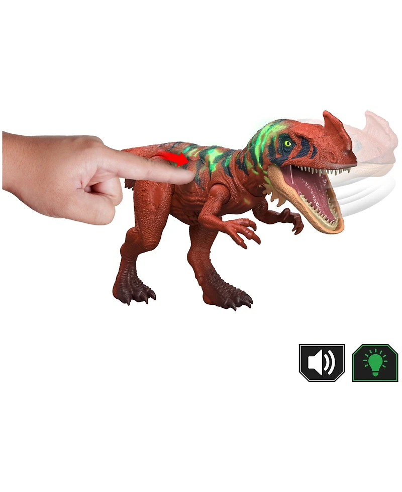 Jurassic World Wild Roar Afrovenator Dinosaur Action Figure Toy
