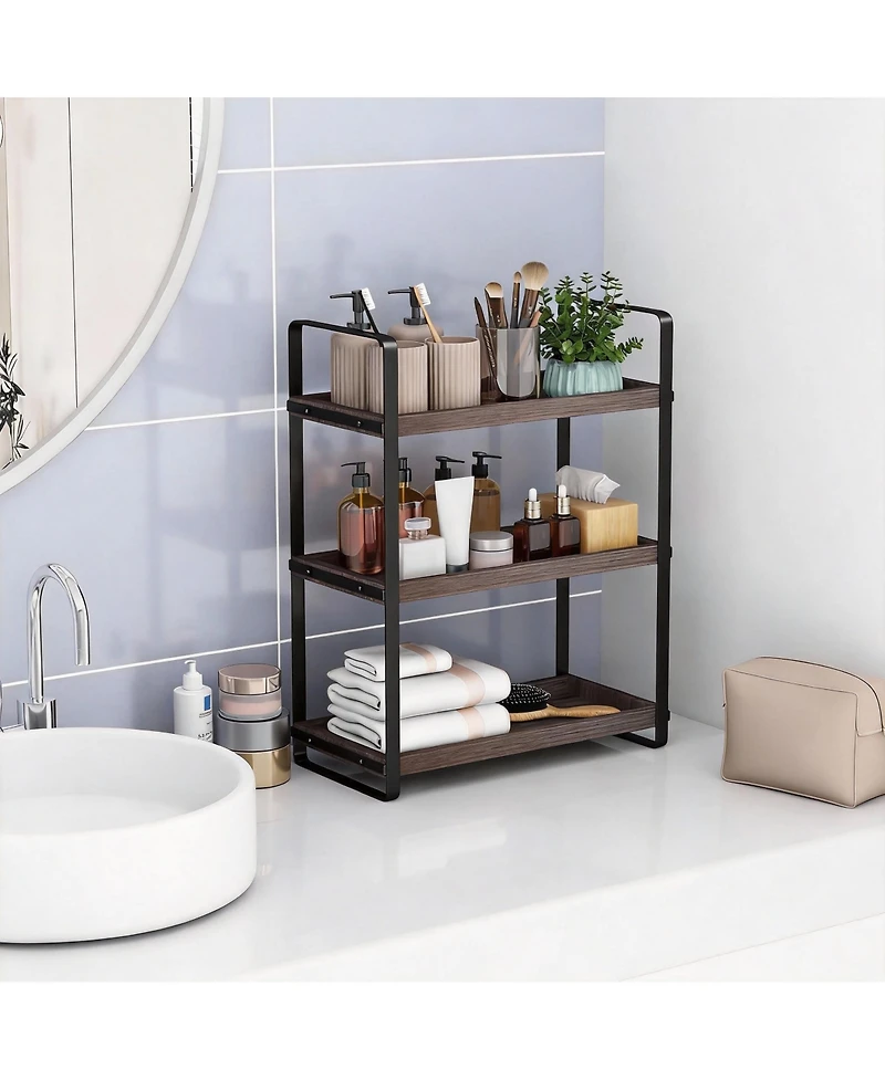 Yigii 3-Tier Compact Bathroom Organizer