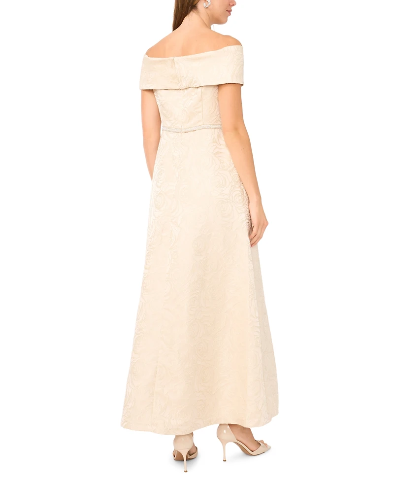 Msk Women's Off The Shoulder Gown
