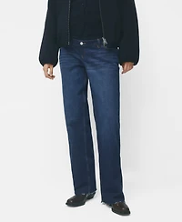 Mango Women's Wide-Leg Maternity Jeans