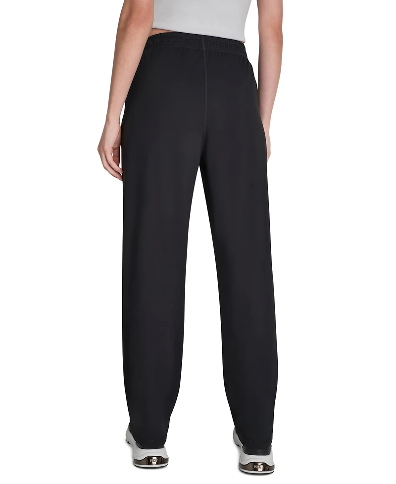 Dkny Sport Women's Balance Compression Mid-Rise Straight Leg Pants