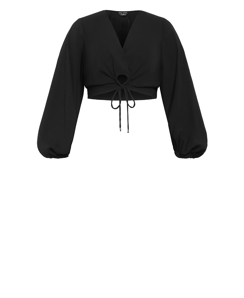 City Chic Women's Plus Fiesta Top