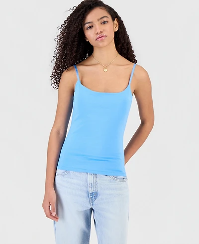 Hippie Rose Juniors' Scoop-Neck Bra-Free Cami