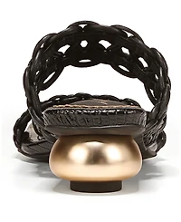 Circus Ny by Sam Edelman Women's Clover Woven Kitten-Heel Slide Sandals