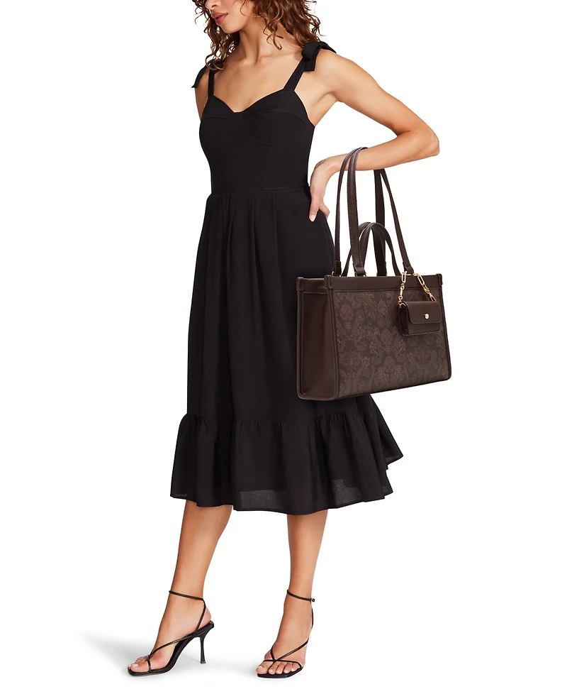 Anne Klein Double Handle Bonded Printed Tote Bag