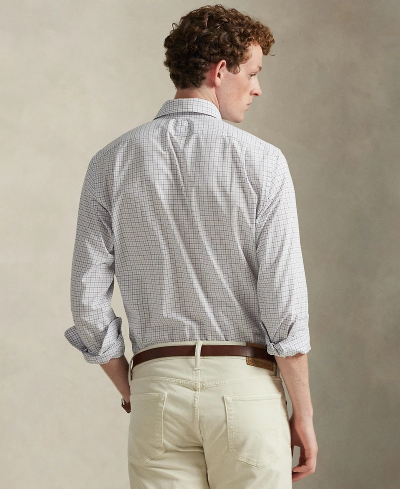 Polo Ralph Lauren Men's Classic-Fit Gingham Stretch Poplin Shirt