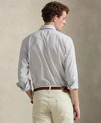 Polo Ralph Lauren Men's Classic-Fit Gingham Stretch Poplin Shirt