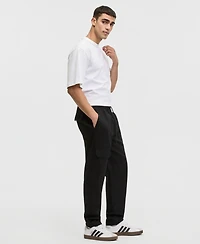 Mode of One Men's Relaxed-Fit Twill Utility Pants, Macy's Exclusive