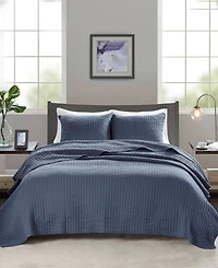 Madison Park Keaton Quilted 3-Pc. Quilt Set, King/California King
