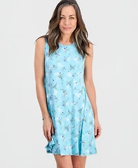 Style & Co Petite Printed Knit Sleeveless Flip Flop Dress, Macy's Exclusive