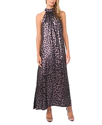 Vince Camuto Women's Halter High-Neck Maxi Dress