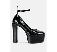 Womens babe heaven patent pu pumps