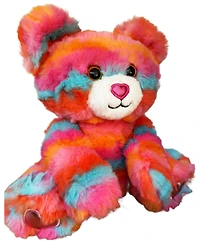 Wild Hippo Stripe Passion Bear Valentine's Plush Toy