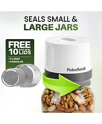 Roboseal Rechargeable Mason Jar Vacuum Sealer