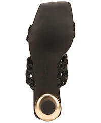 Circus Ny by Sam Edelman Women's Clover Woven Kitten-Heel Slide Sandals