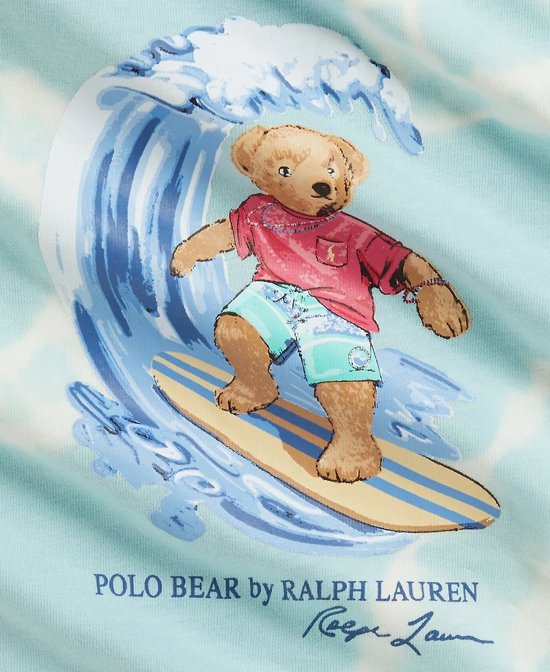 Polo Ralph Lauren Baby Boys' Bear Tie-Dye Cotton T-Shirt and Shorts, 2-Piece Set