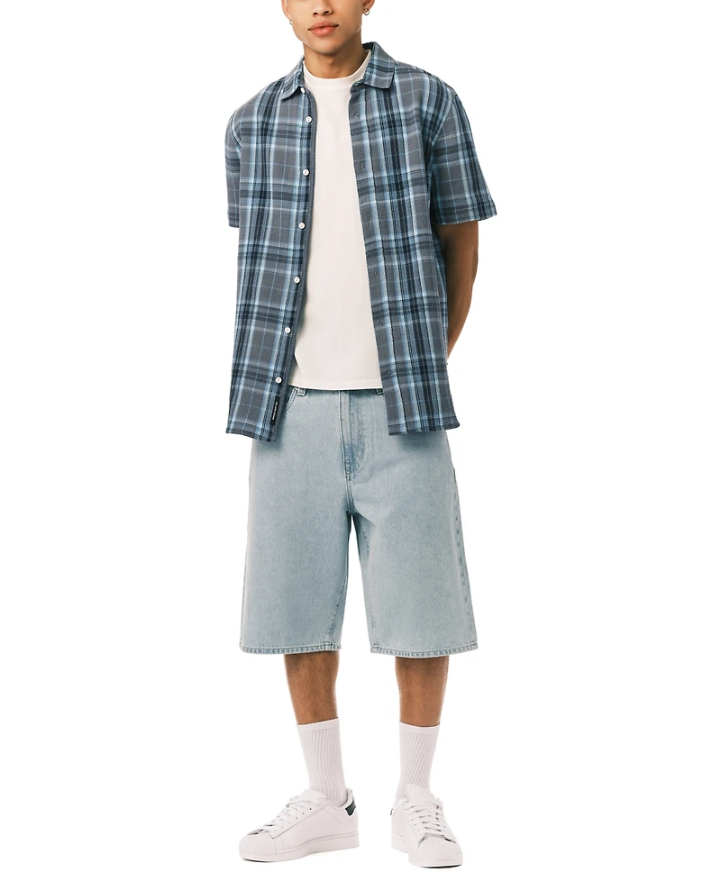 Buffalo David Bitton Men's Sulian Short-Sleeve Plaid Shirt