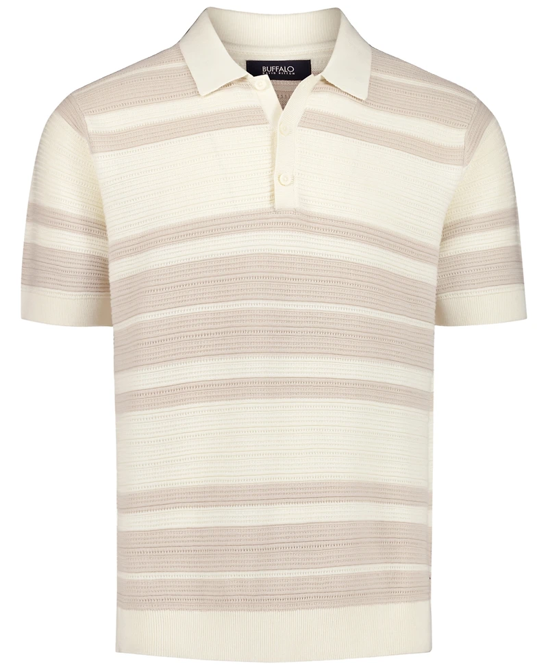 Buffalo David Bitton Men's Wildero Short-Sleeve Polo Shirt