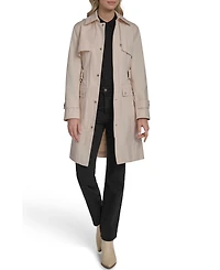 Cole Haan Signature Women's Cotton Rain Trench Coat