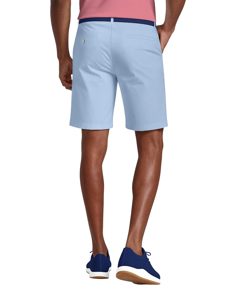 Pga Tour Men's Moisture Wicking Active Waistband 9" Golf Shorts