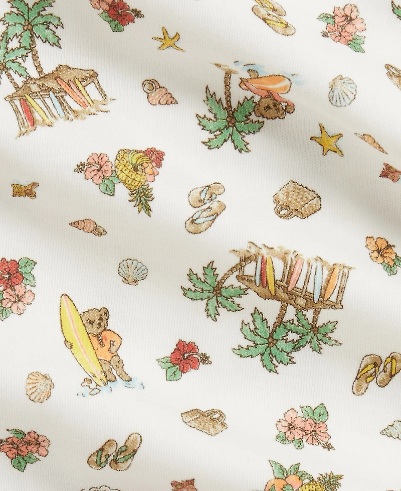 Polo Ralph Lauren Baby Boys' Bear Crewneck Bubble Shortall