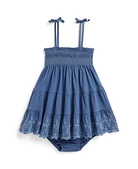 Polo Ralph Lauren Baby Girls' Sleeveless Dress & Bloomer