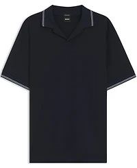 Boss by Hugo Men's Cotton-Linen Johnny Collar Polo Shirt