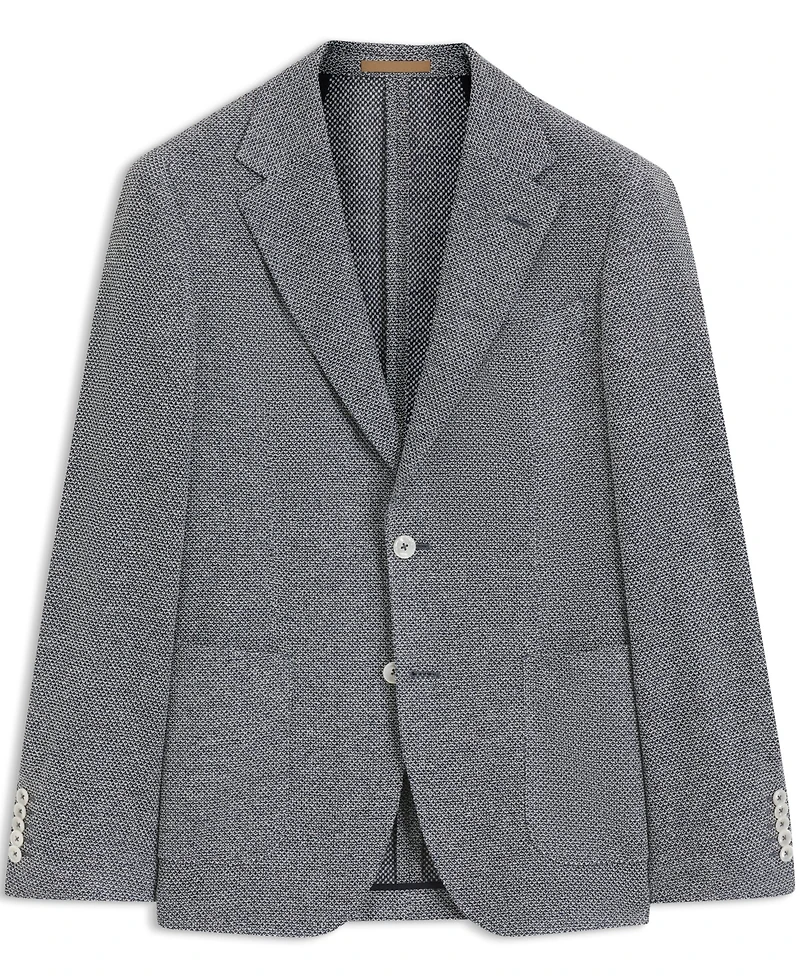 Boss by Hugo Men's Patterned Linen Blend Regular-Fit Blazer