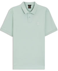 Boss by Hugo Men's Slim-Fit Stretch-Cotton Logo Patch Polo Shirt
