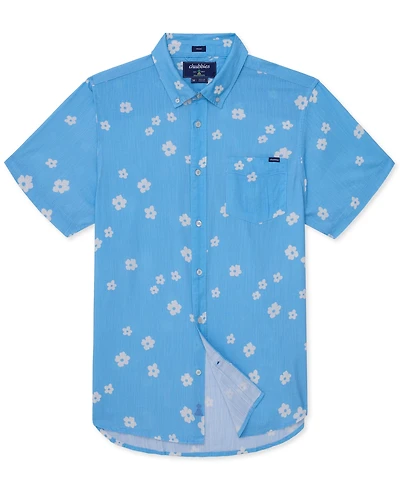 Chubbies Men's Sun-Dried Blossom Resort Weave Short-Sleeve Friday Shirt