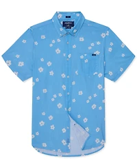 Chubbies Men's Sun-Dried Blossom Resort Weave Short-Sleeve Friday Shirt