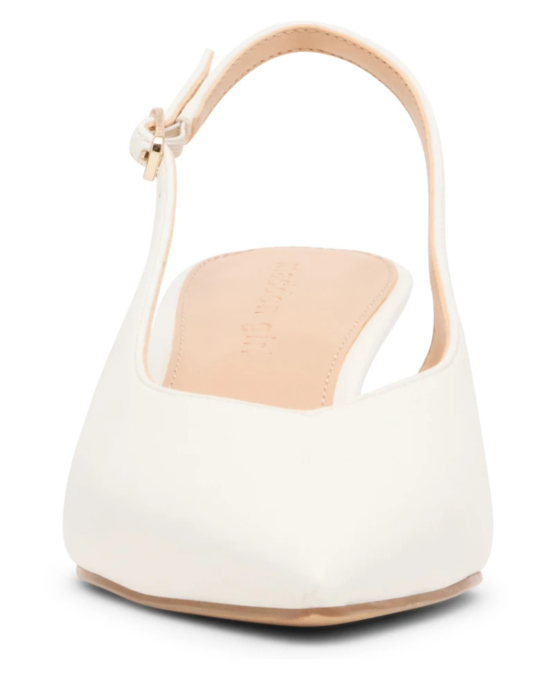 Madden Girl Women's Slingback Kitten-Heel Pumps