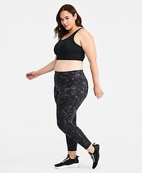 Id Ideology Plus Marina Ankle-Length Compression Leggings, Macy's Exclusive